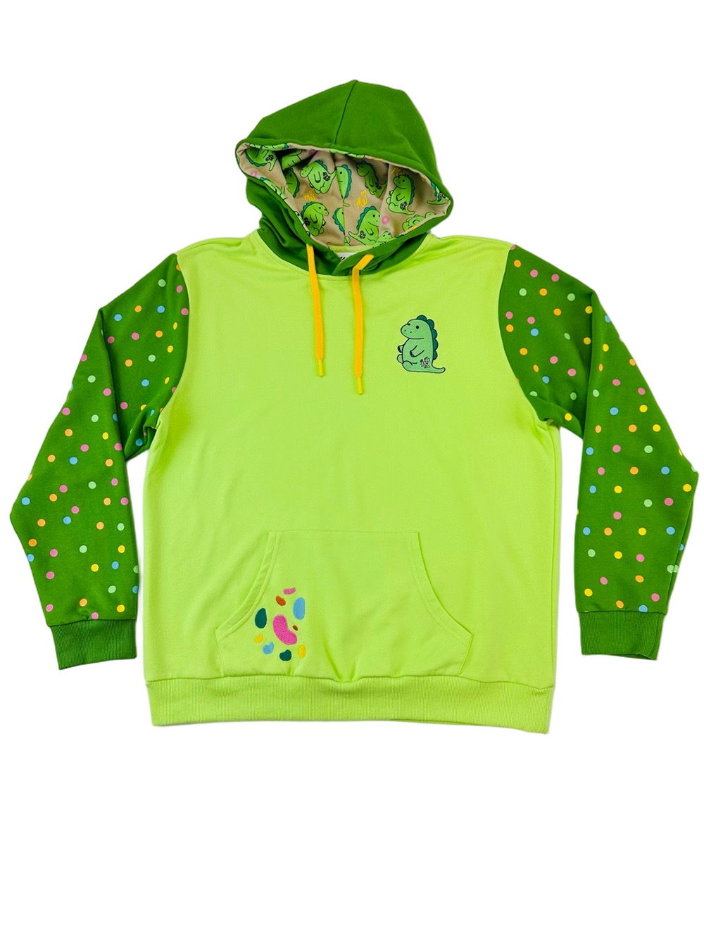 Pickle The Dinosaur Design Moriah Elizabeth Pullover Hoodie Large